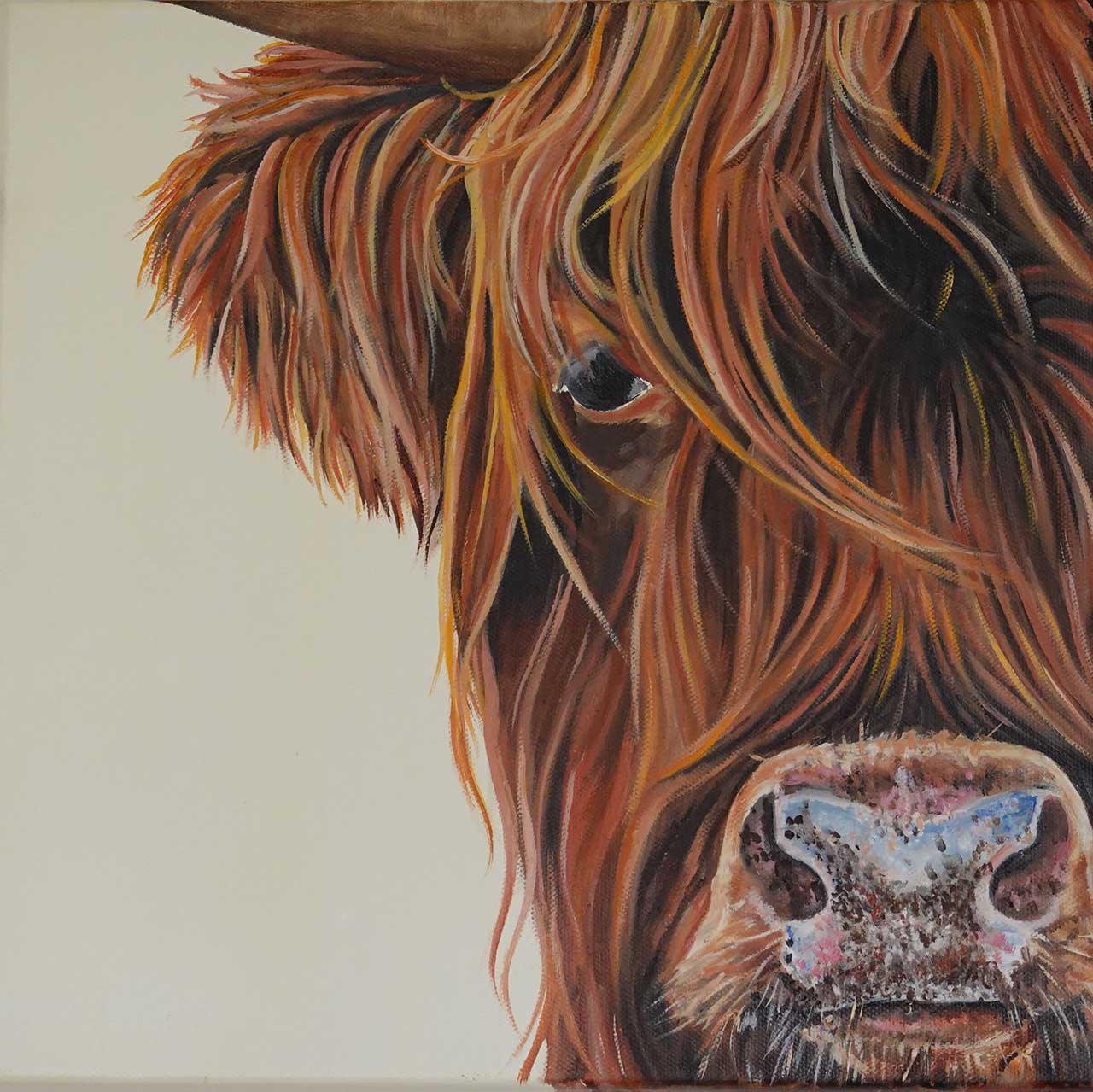 Kuh / Cow • Ölmalerei / Oil Painting Kuh / Cow • Ölmalerei / Oil Painting