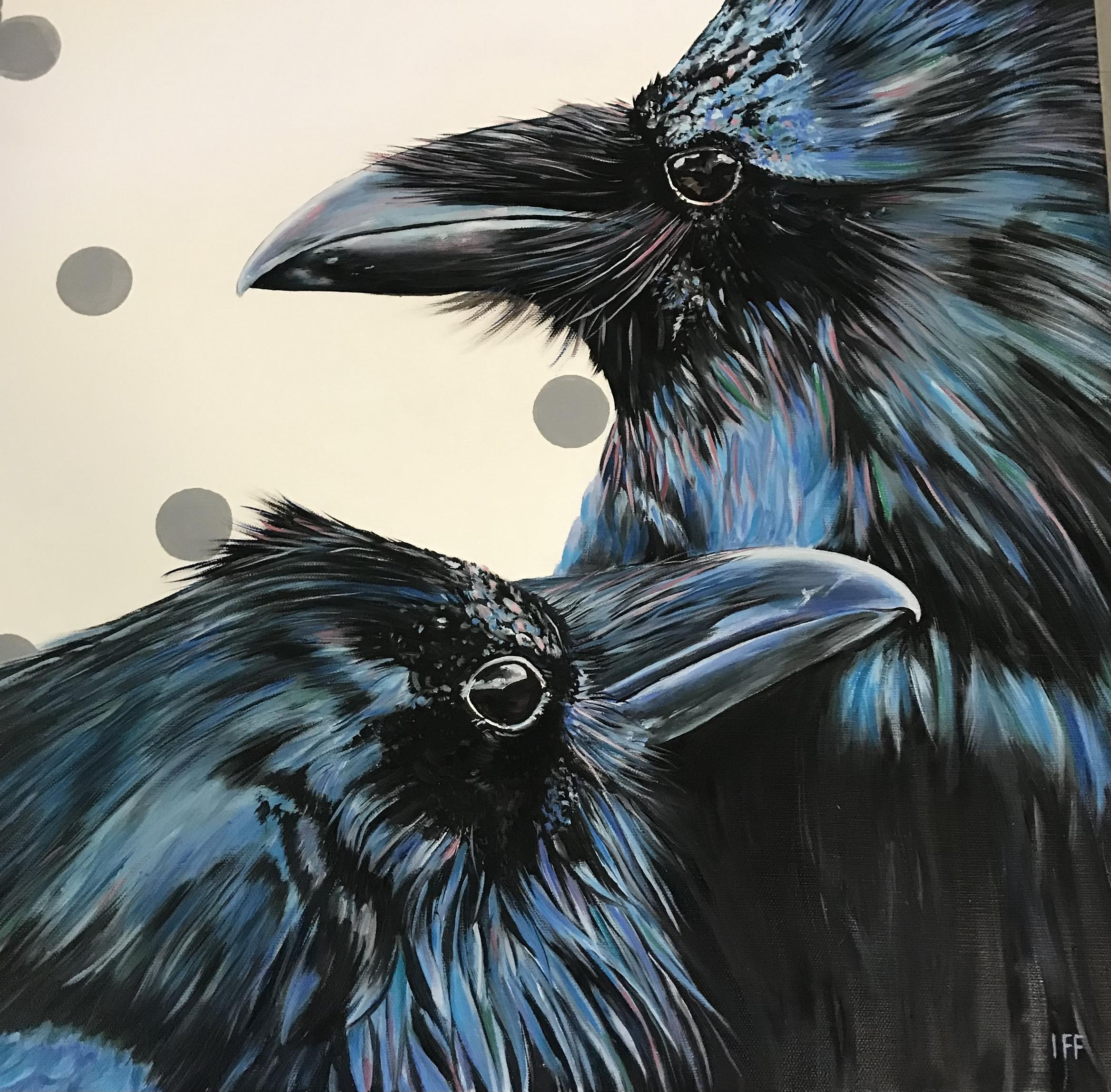 Rabe / Raven • Ölmalerei / Oil Painting Rabe / Raven • Ölmalerei / Oil Painting